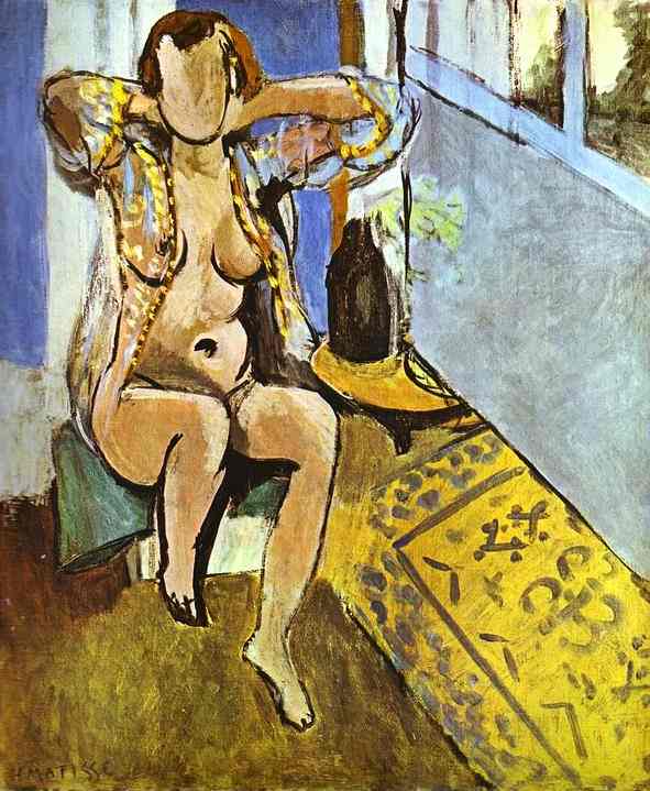 Matisse. Nude, Spanish Carpet