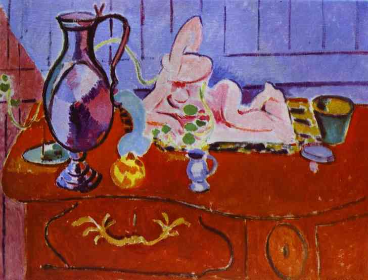 Matisse. Pink Statuette and Pitcher