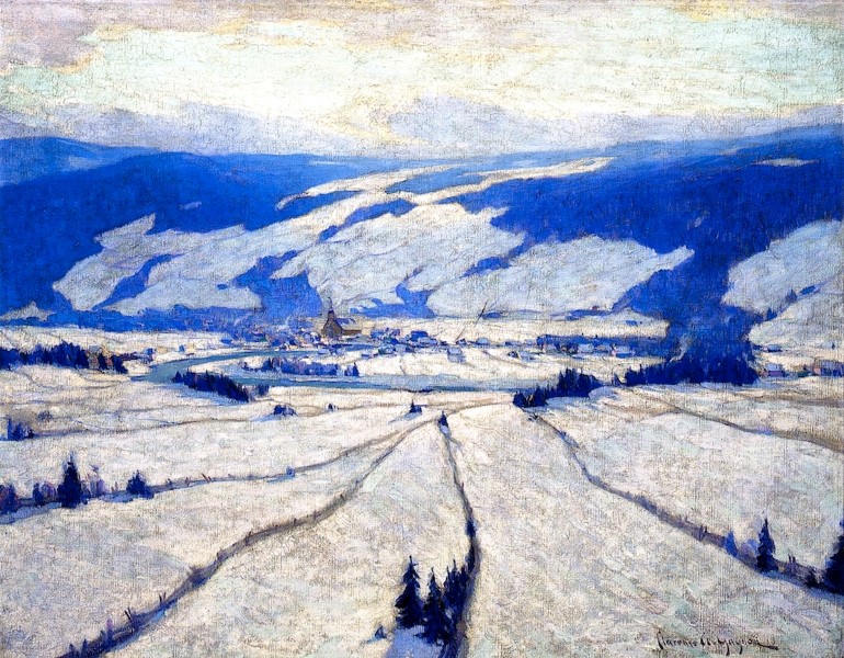 Η Κοιλάδα του Δεκεμβρίου - Clarence Gagnon - μεταξύ 1908-1913
