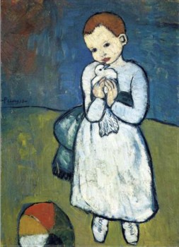 Child with dove (1901)