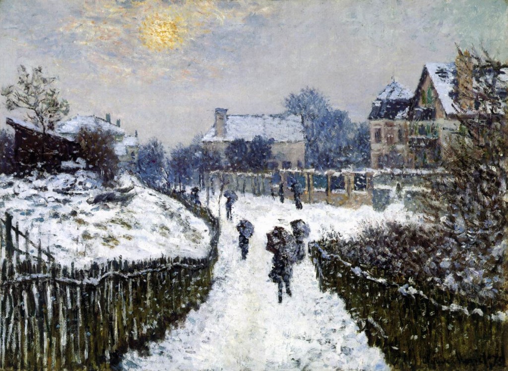 Κλοντ Μονέ, Boulevard Saint-Denis το χειμώνα 1875