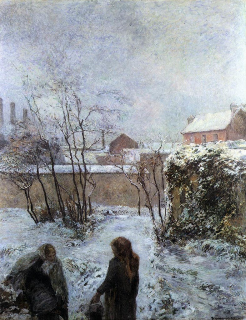 Paul GAUGUIN, Ο Κήπος το χειμώνα, 1883