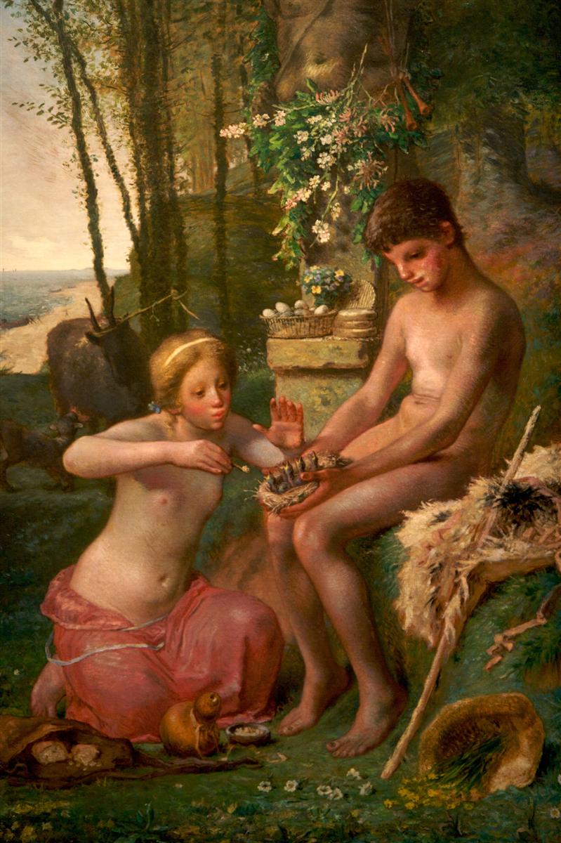 Άνοιξη (Δάφνις και Χλόη) Jean-Francois Millet 1865