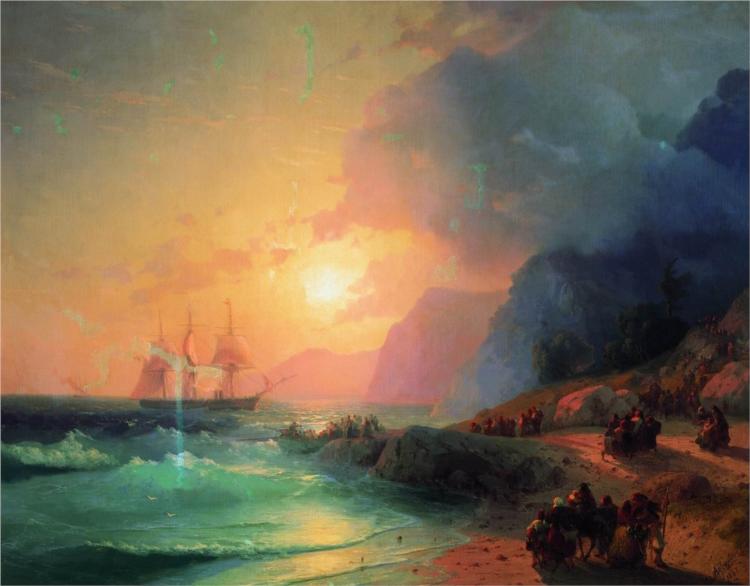 Στο νησί της Κρήτης - Ivan Aivazovsky 1867