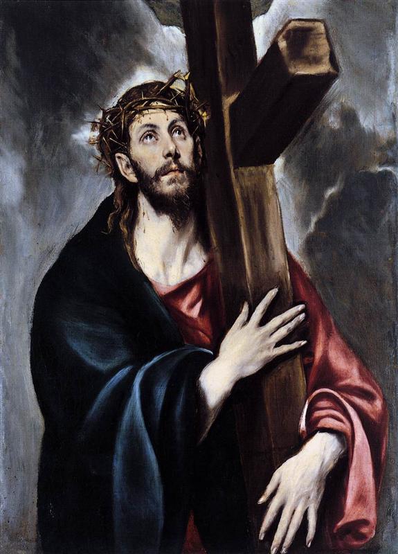 Ο Χριστός κουβαλάει το σταυρό 1578