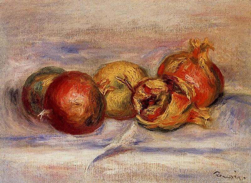 Τρία Ρόδια και δύο μήλα - Pierre Auguste Renoir 